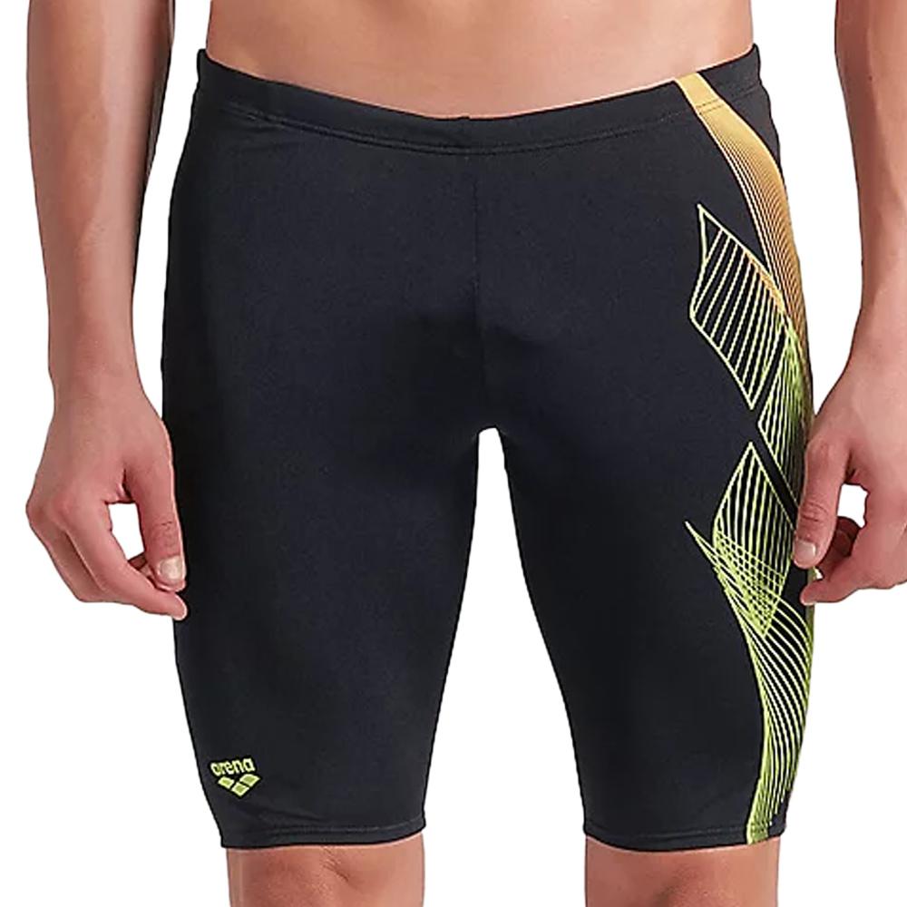 Boxer de Bain Noir/Vert Homme Arena Jammer pas cher