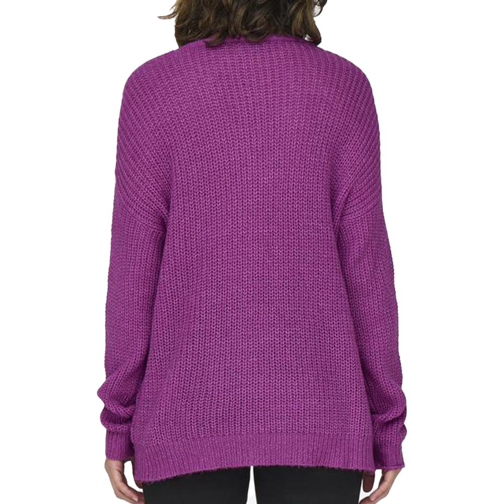 Pull Violet Femme JDY MEGAN vue 2