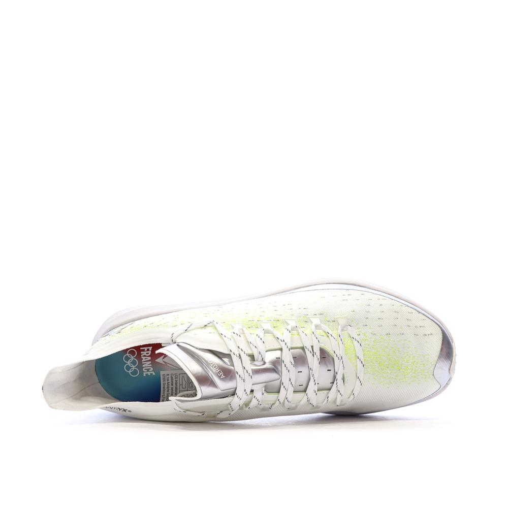 Baskets Blanc/Jaune Homme Le Coq Sportif Oly vue 4