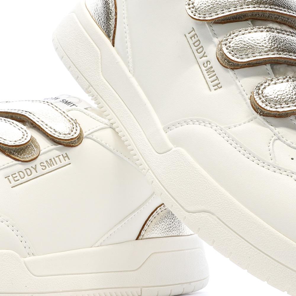 Baskets Ecru/Doré Femme Teddy Smith Sra C vue 7