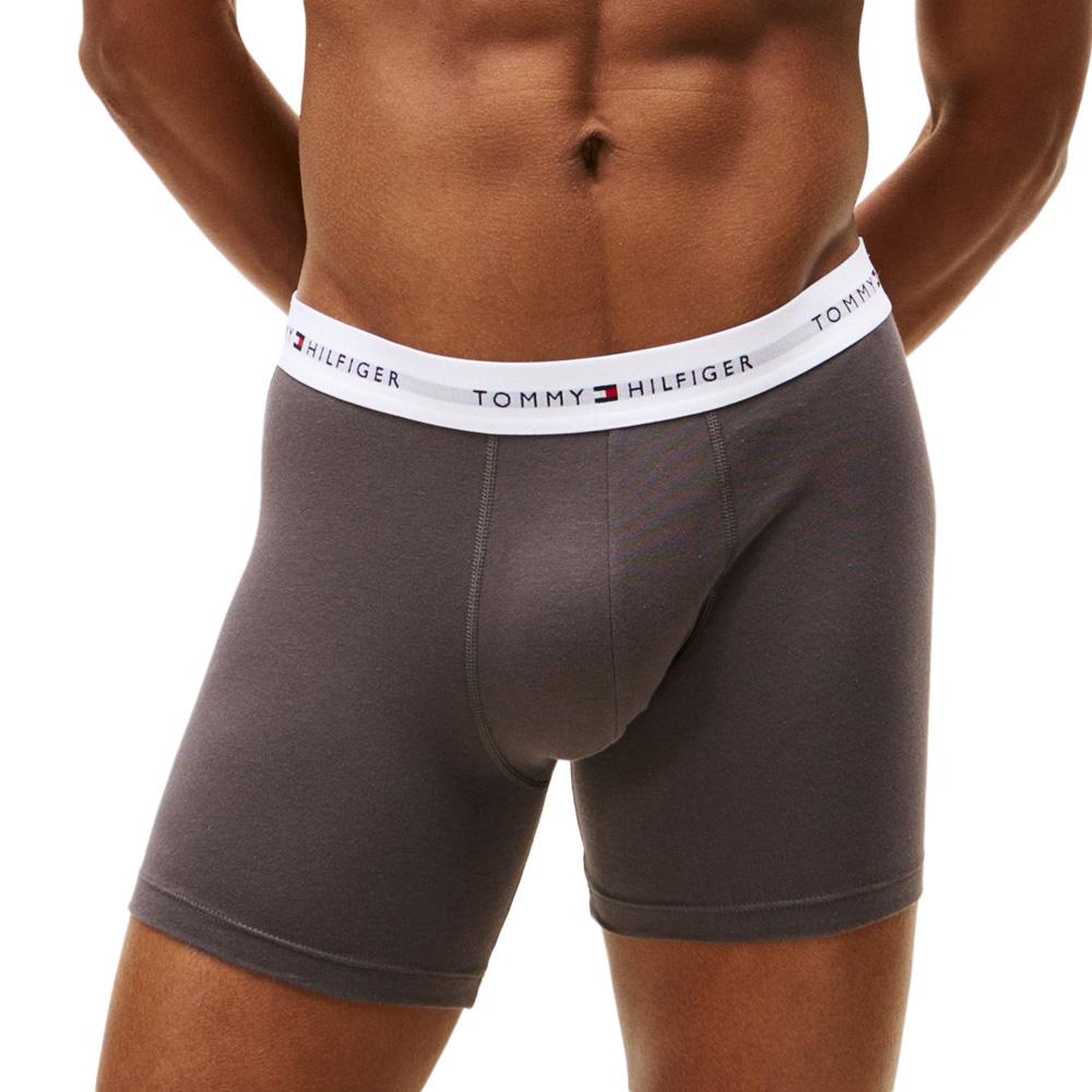 x3 Boxer Noir/Gris/Bleu Homme Tommy Hilfiger UM0UM02941 vue 2