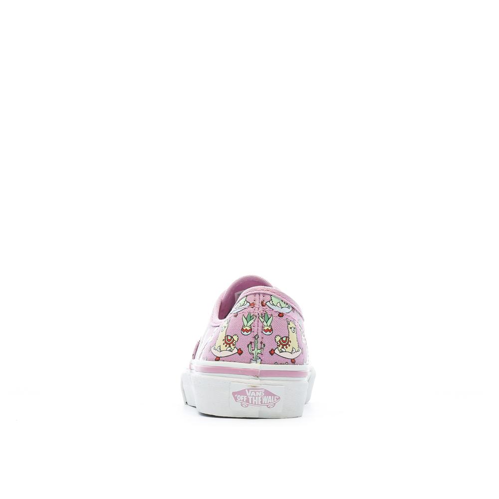 Baskets Rose Fille Vans Authentic vue 3