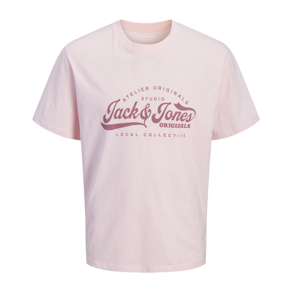 T-Shirt Rose Homme Jack & Jones Jordean pas cher