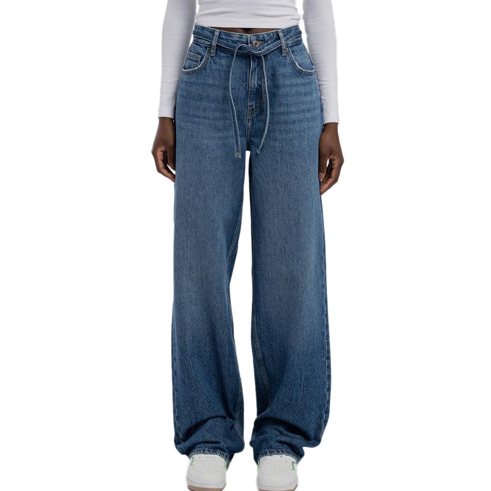 Jean Bleu Femme Teddy Smith Tomboy pas cher