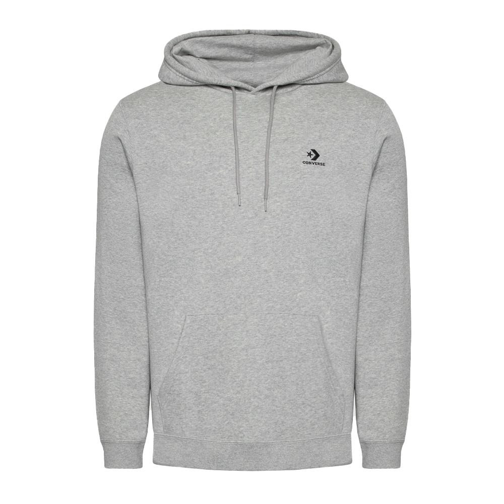 Sweat à capuche Gris Mixte Converse Star Chev pas cher