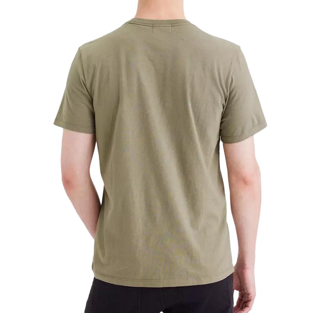 T-shirt Vert Homme Dockers Graphic Neutrals vue 2