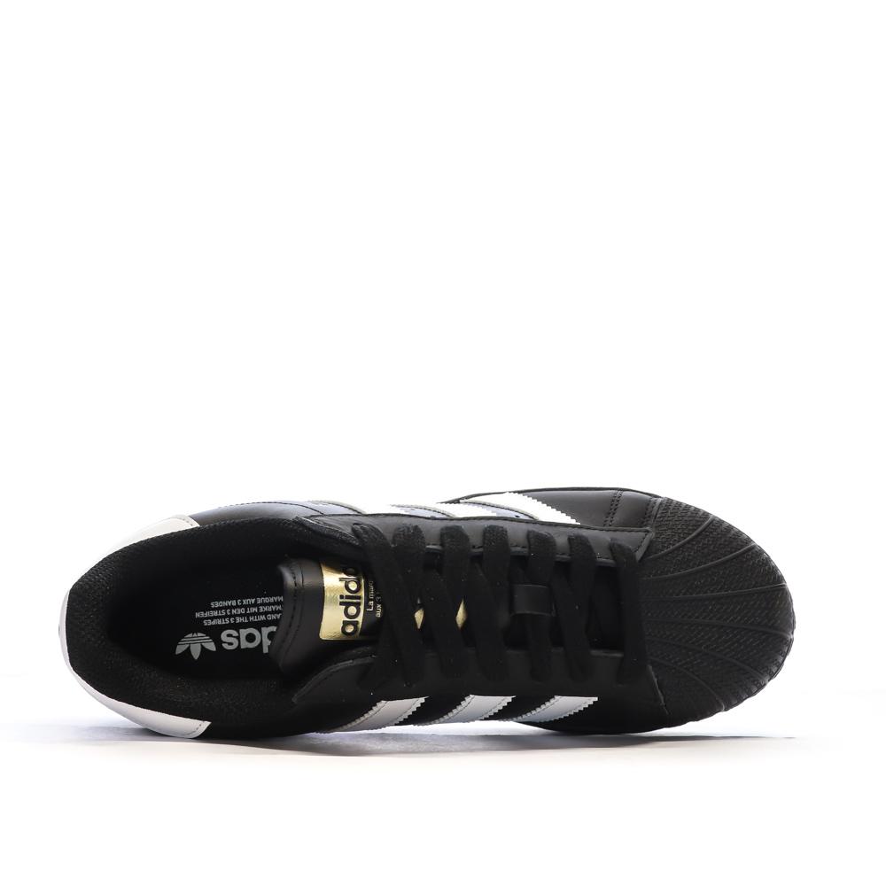 Baskets Noires/Blanches Homme Adidas Superstar Xlg vue 4