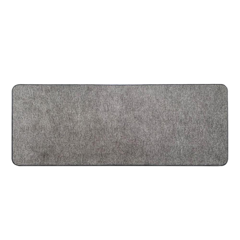 Tapis Gris Clair Luance 45x120cm Velours pas cher