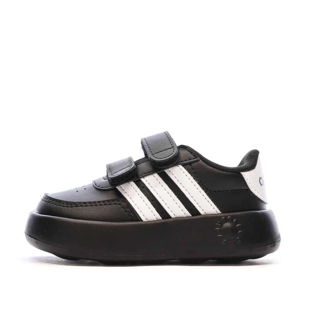 Baskets Noir/Blanche Enfant Adidas Advantage Cf I pas cher