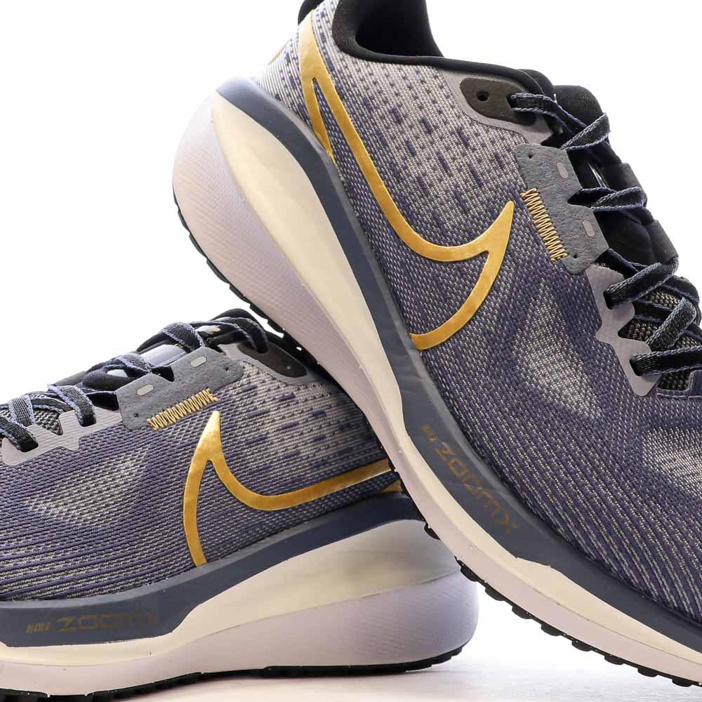 Chaussures de Running Marine/Doré Femme Nike Vomero 17 vue 7