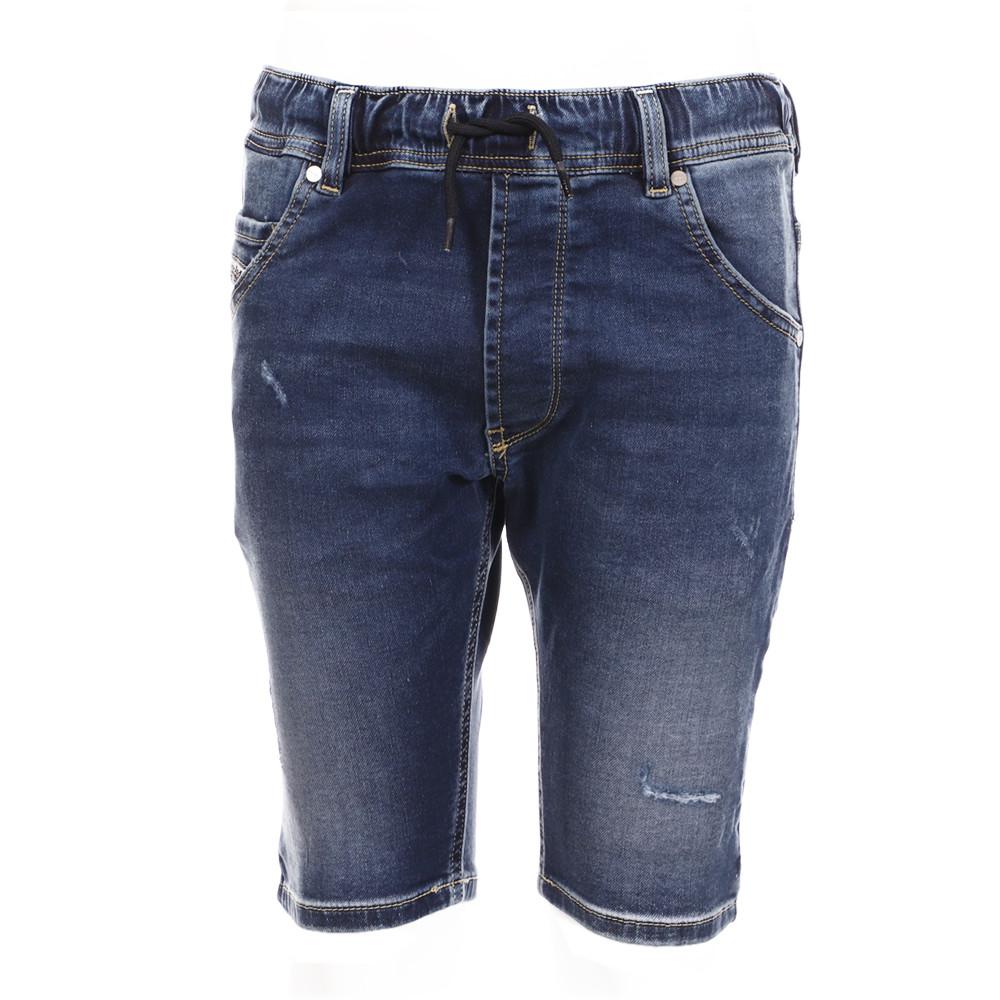 Bermuda en Jeans Bleu foncé Garçon Diesel Krooley pas cher