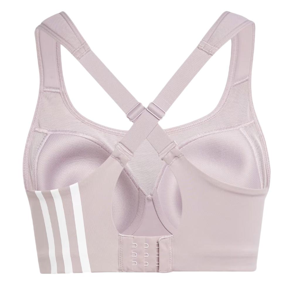 Women's purple training bra Adidas TLRD Impact Photo of the Espace des Marques %store% store - view of %key%