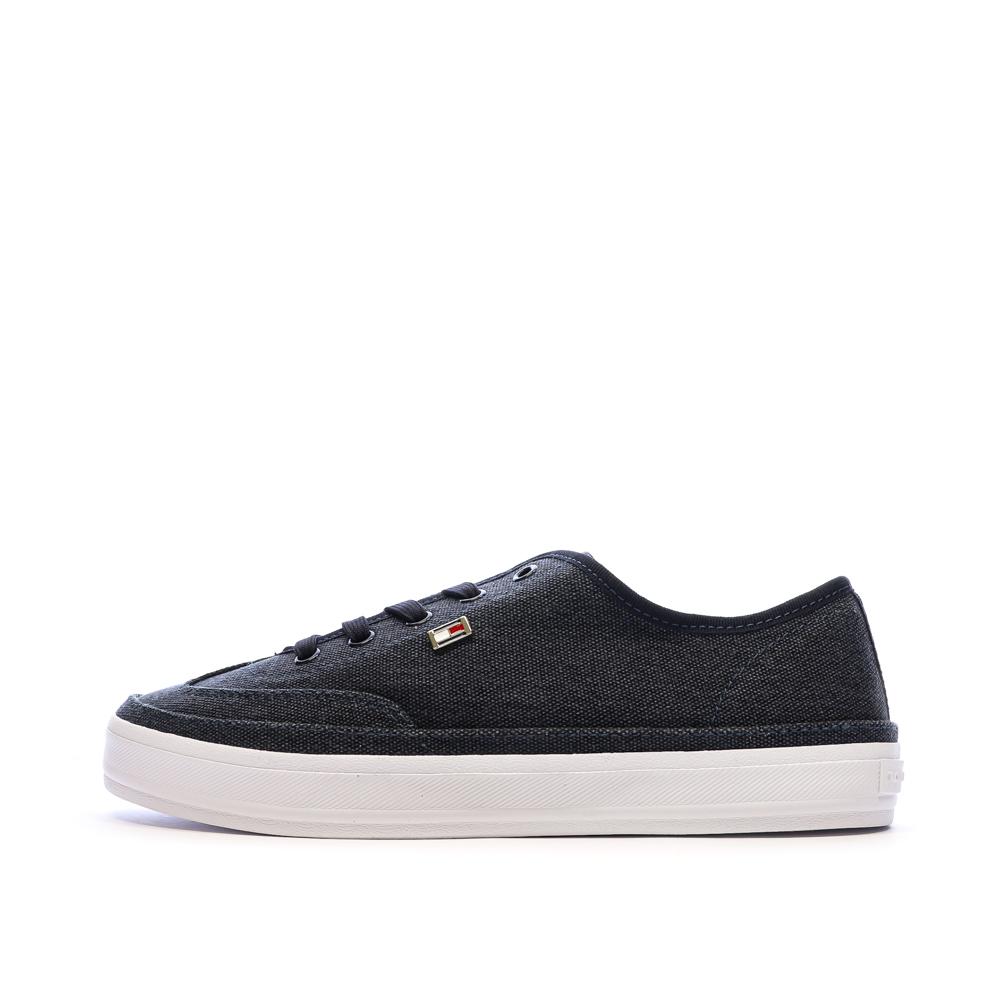 Baskets Marines Femme Tommy Hilfiger Washed pas cher