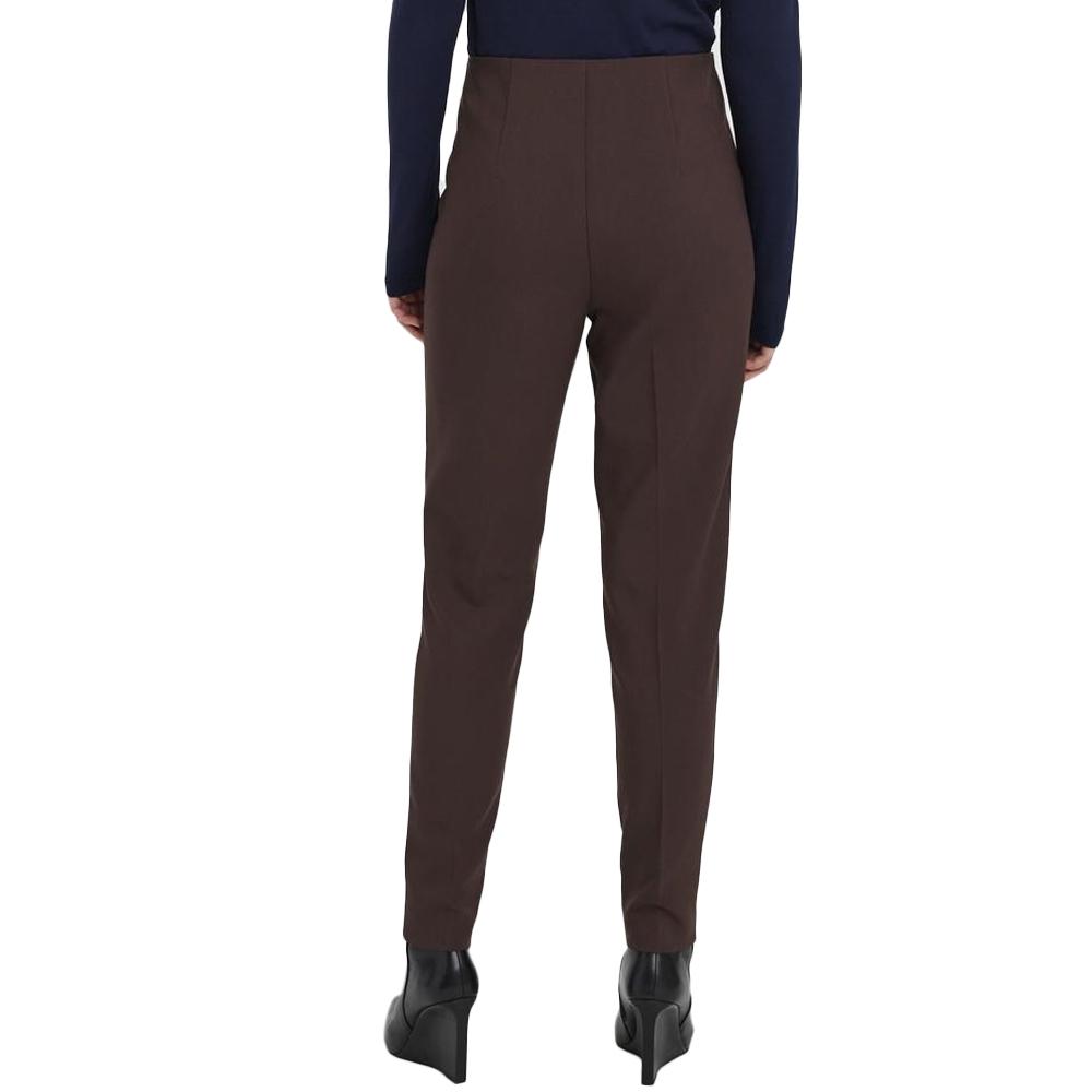 Pantalon Taille Haute Marron Femme Vero Moda Sandy vue 2
