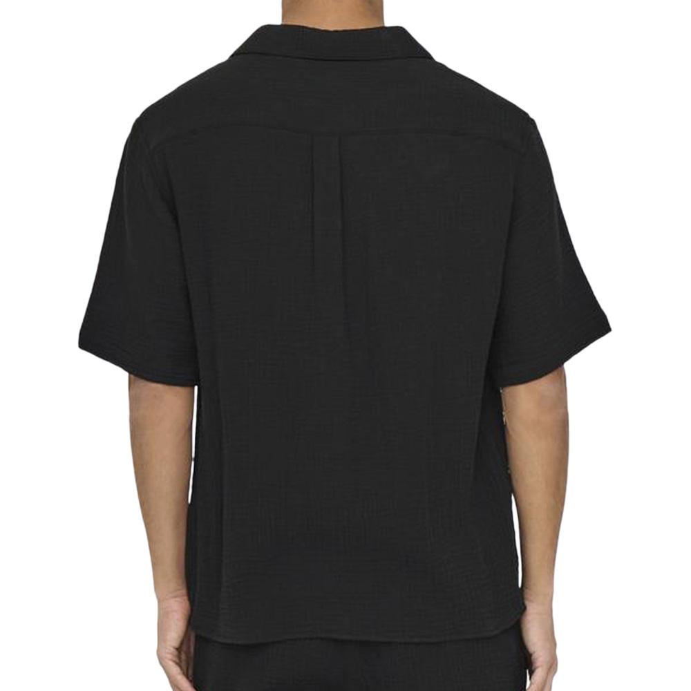 Chemise Noire Homme Only & Sons Kyle vue 2