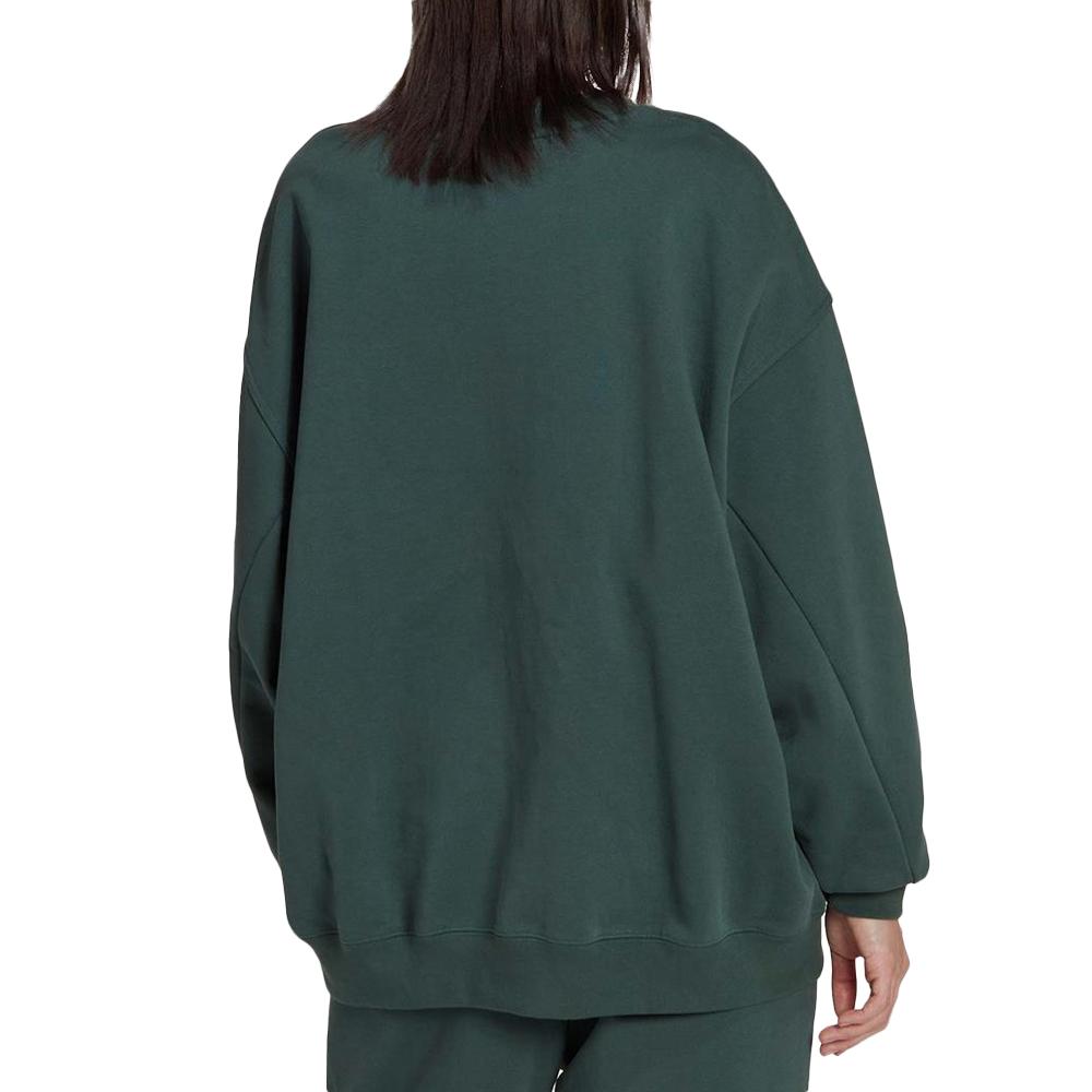 Sweat Vert Foncé Femme Adidas HM1780 vue 2