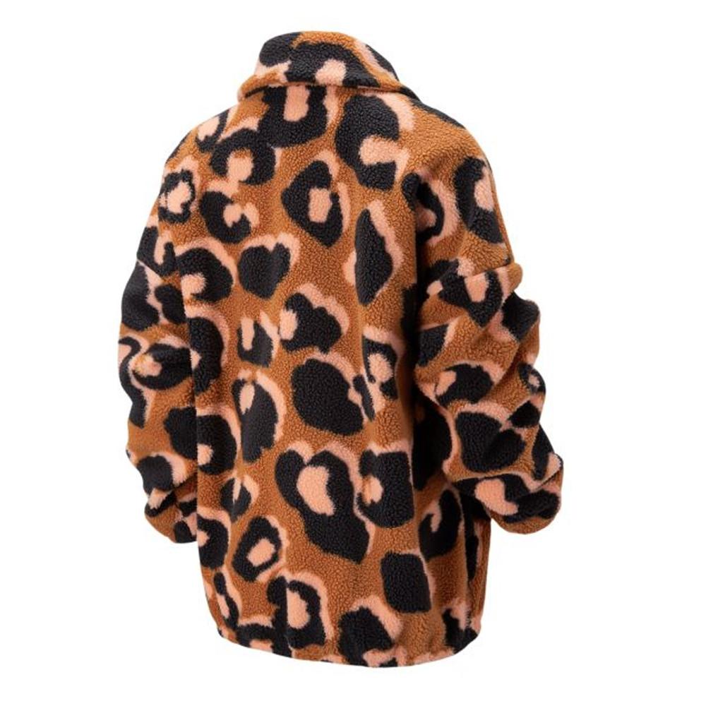 Veste léopard Marron Femme New Balance Planimal Dark Amber vue 2