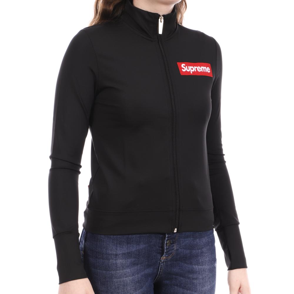 Veste zippée Noire Femme Supreme Grip SUPPER pas cher