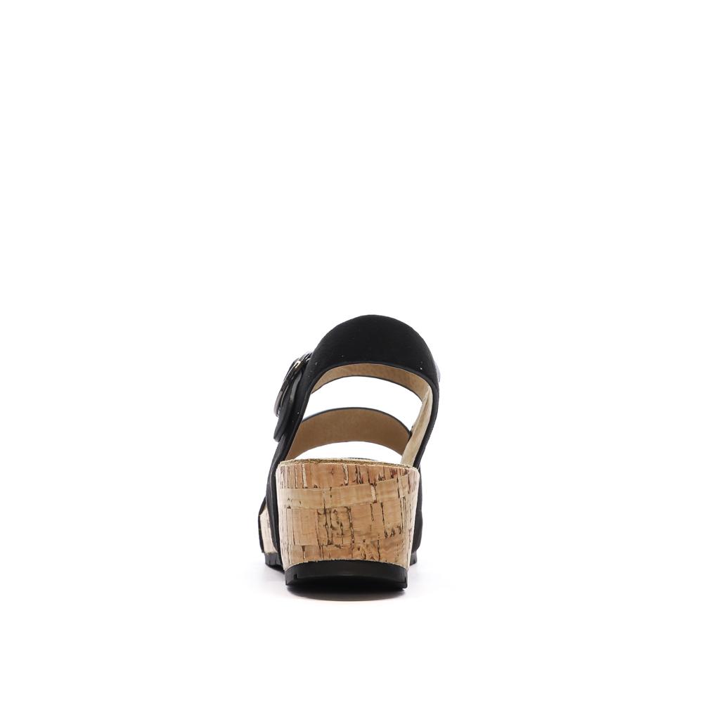 Sandales Noires Femme Chattawak Lilou vue 3