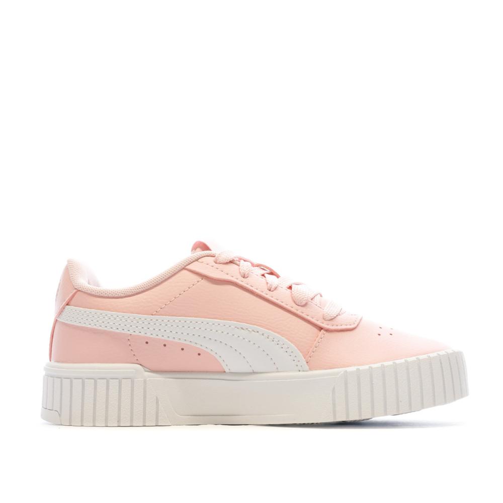 Baskets Rose Fille Puma Carina vue 2