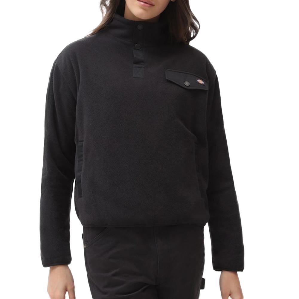 Sweat Polaire Noir Femme Dickies Port Allen pas cher