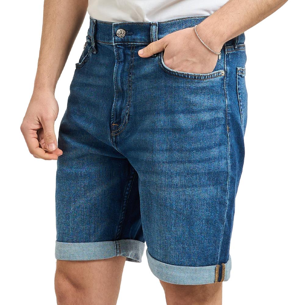 Short en jean Bleu Homme Calvin Klein Jeans Hampton pas cher