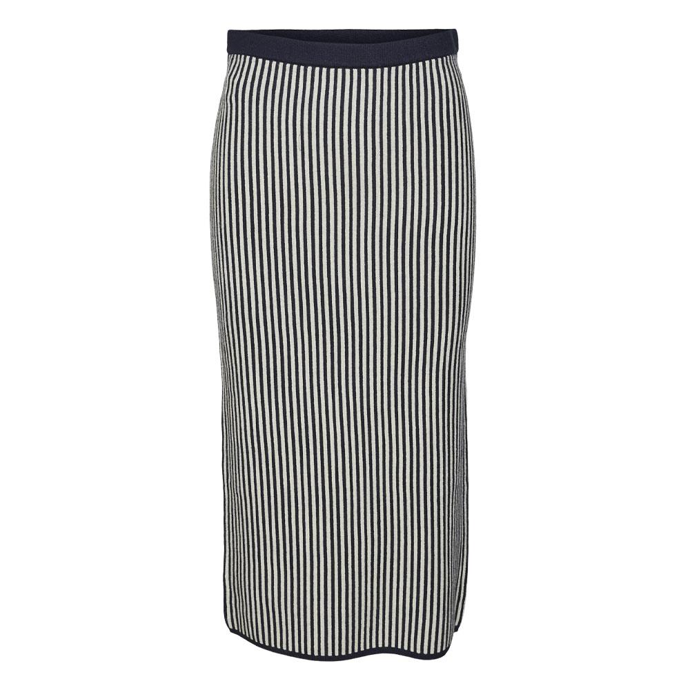 Jupe Marine à Rayures Femme Vero Moda Gold Pinstripe vue 3