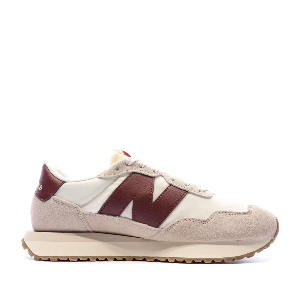 MS237 Baskets Beige/Bordeaux Homme New Balance vue 2