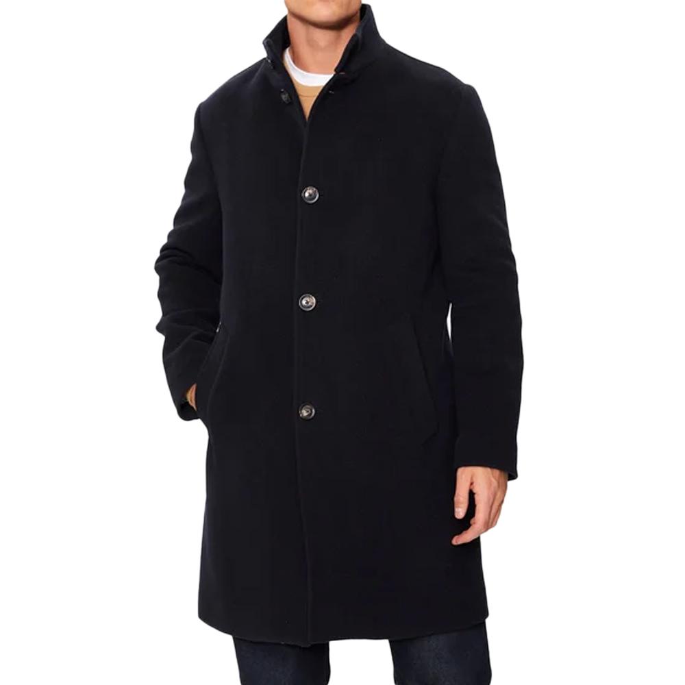 Manteau Noir Homme Tommy Hilfiger Collar pas cher
