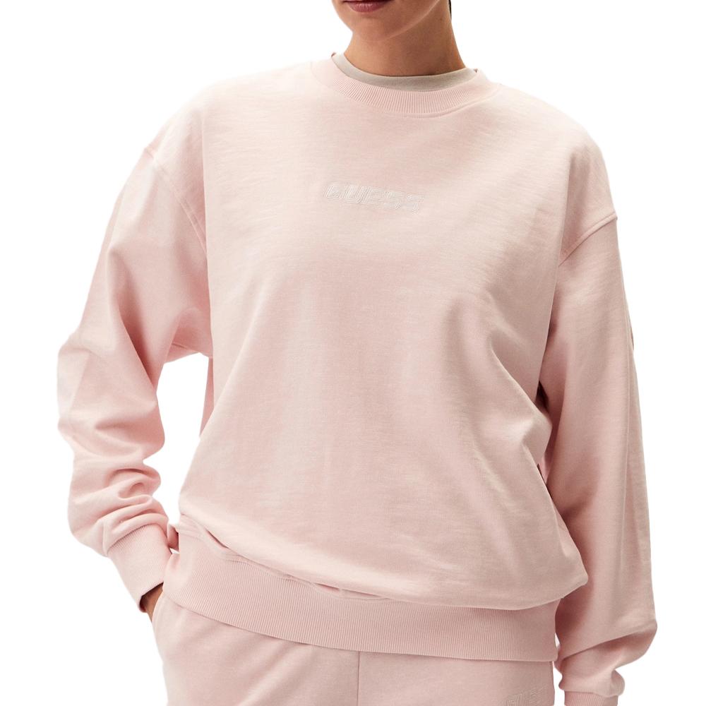 Sweat Rose Femme Guess Rgine pas cher