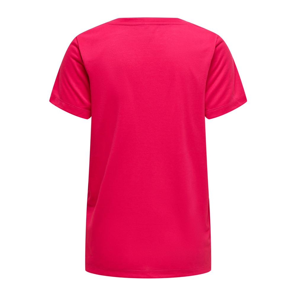 T-Shirt Rose Femme Only Viva vue 2
