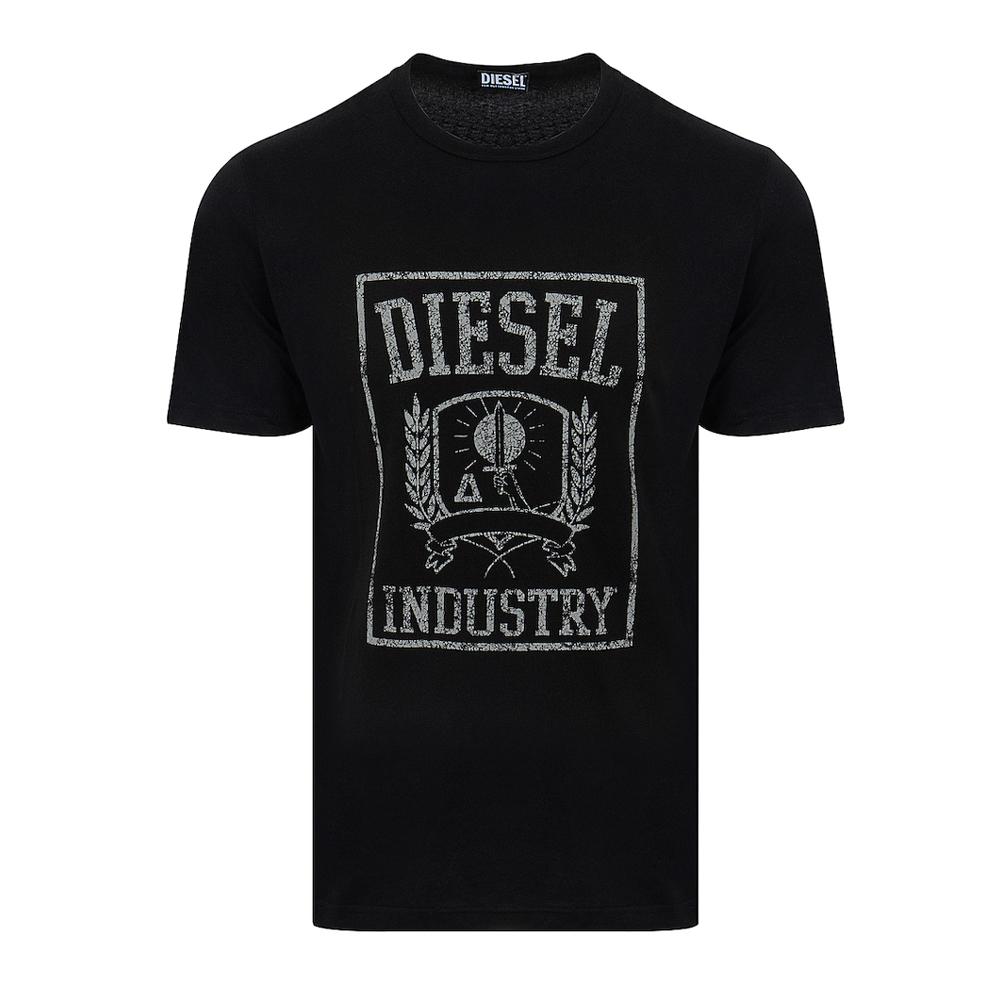 T-shirt Noir Homme Diesel RPATI pas cher