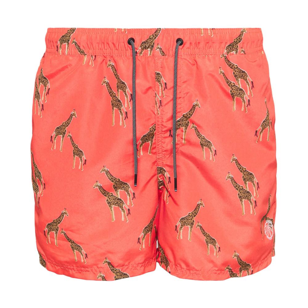 Short de bain Orange/Girafes Garçon Jack & Jones Staruba vue 2