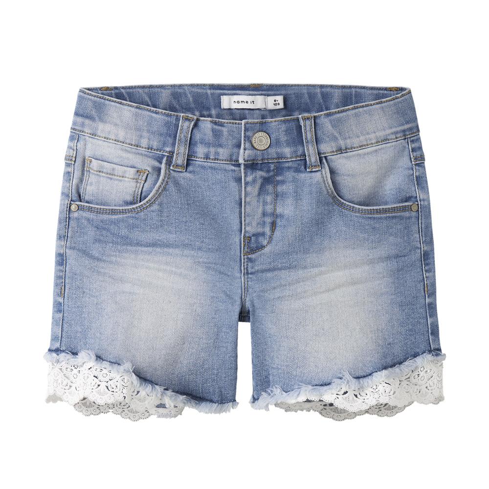 Short Bleu Fille Name it Sallis vue 3