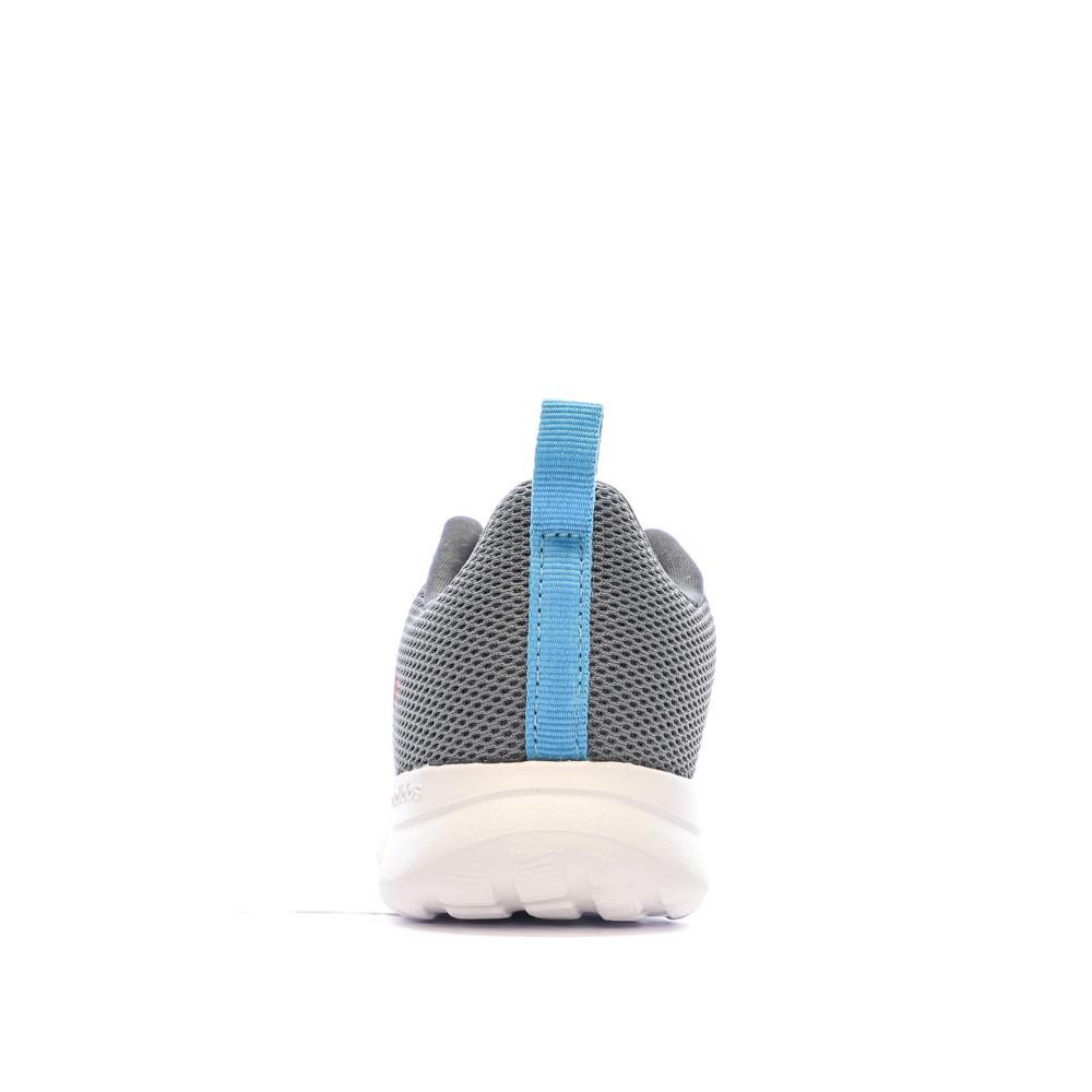 Baskets Gris/Rouge Garçon Adidas Lite Racer vue 3