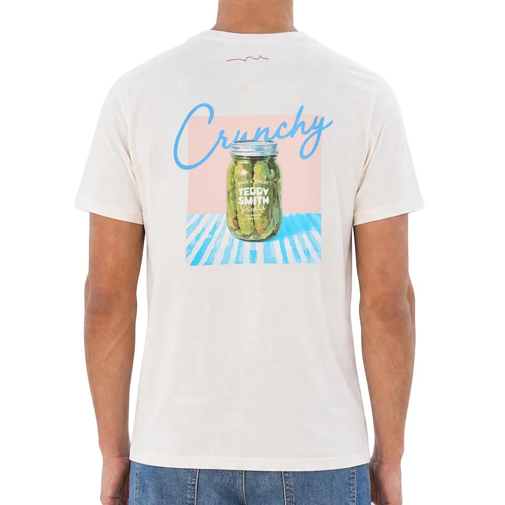 T-Shirt Blanc Homme Teddy Smith Pickles vue 2