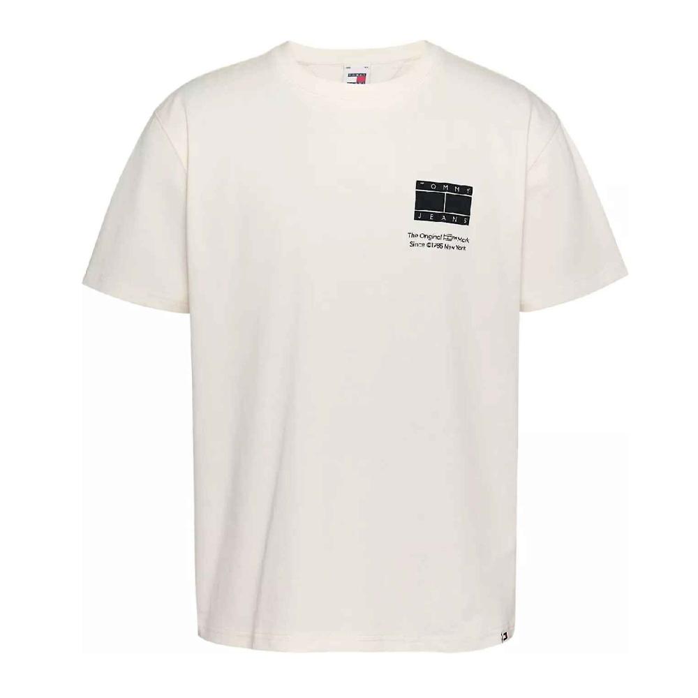 T-shirt Blanc Homme Tommy Hilfiger DM0DM18592 pas cher