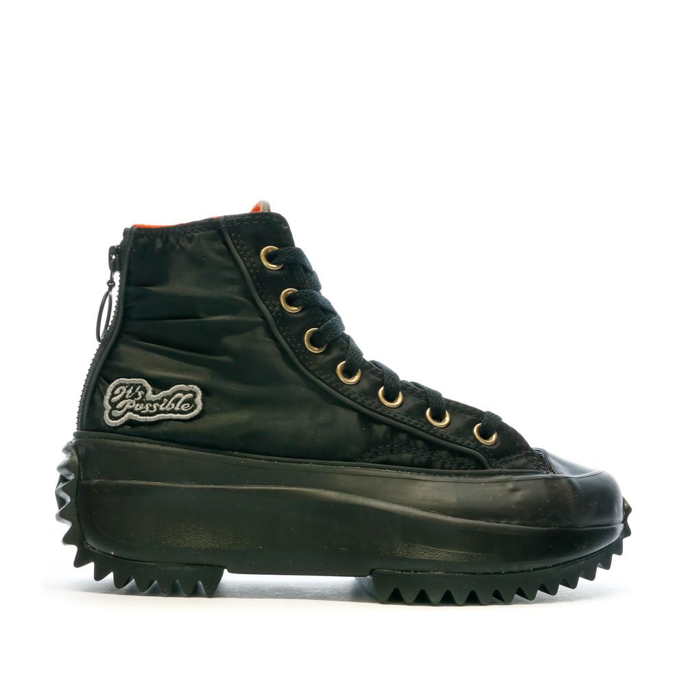 Baskets Noir Femme Converse Run Star Hike vue 2
