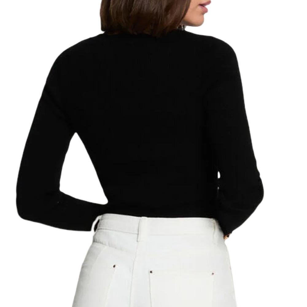 Pull Noir Femme Morgan MBANBIN vue 2
