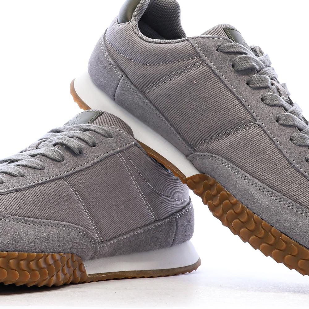 Baskets Grises/Kaki Homme Le Coq Sportif Veloce vue 7