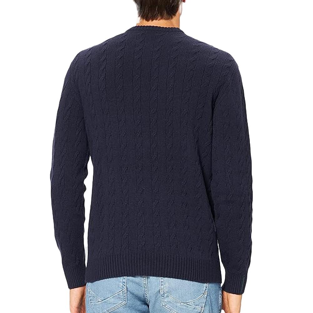 Pull Marine Homme Lacoste Tricot AH1991 vue 2
