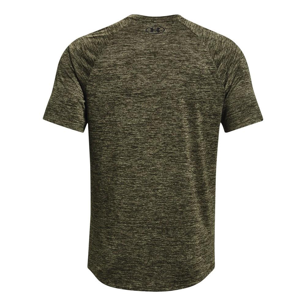 Maillot Kaki homme Under Armour Tech 2.0 SS Tee vue 2