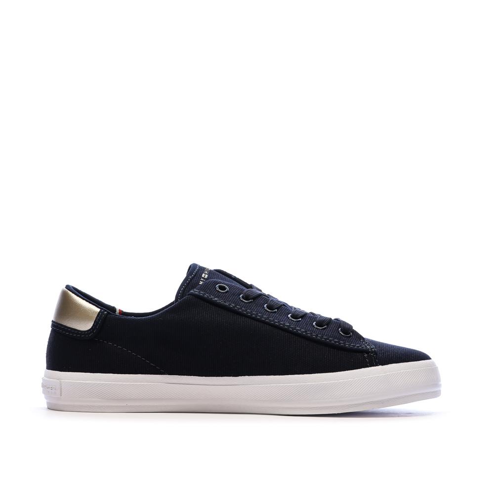 Baskets Marine Femme Tommy Hilfiger Vulc Canvas Lace Up vue 2
