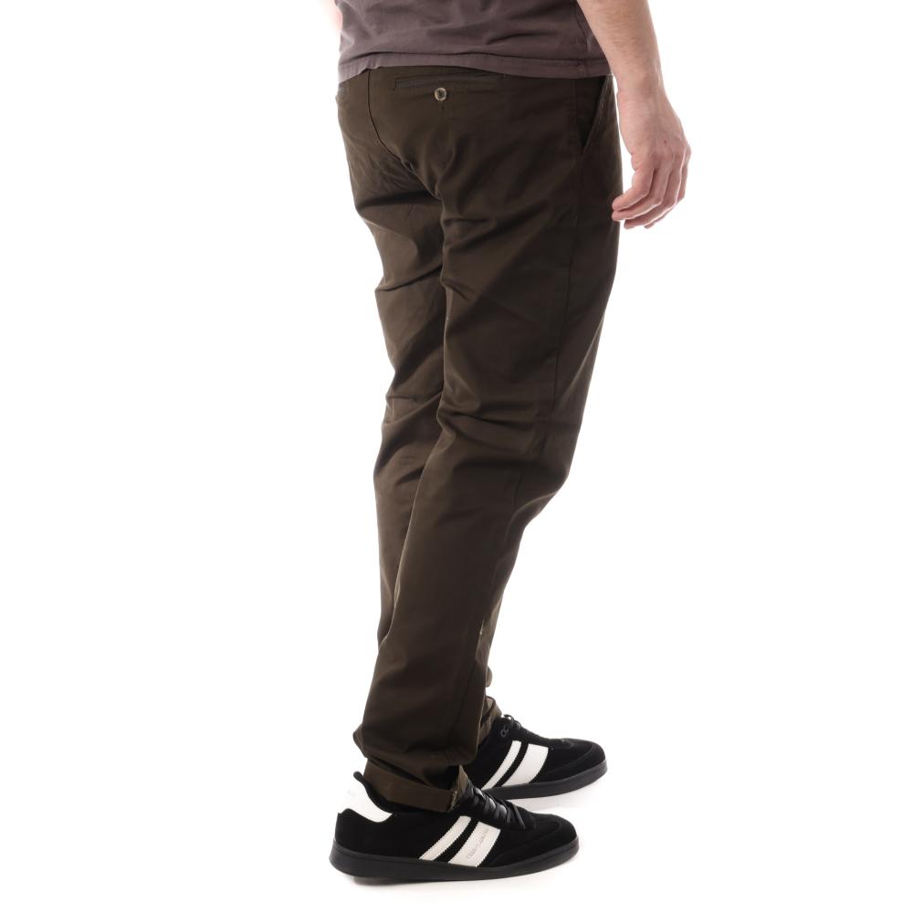Chino Kaki Homme Paname Brothers Costa 0G2 vue 2