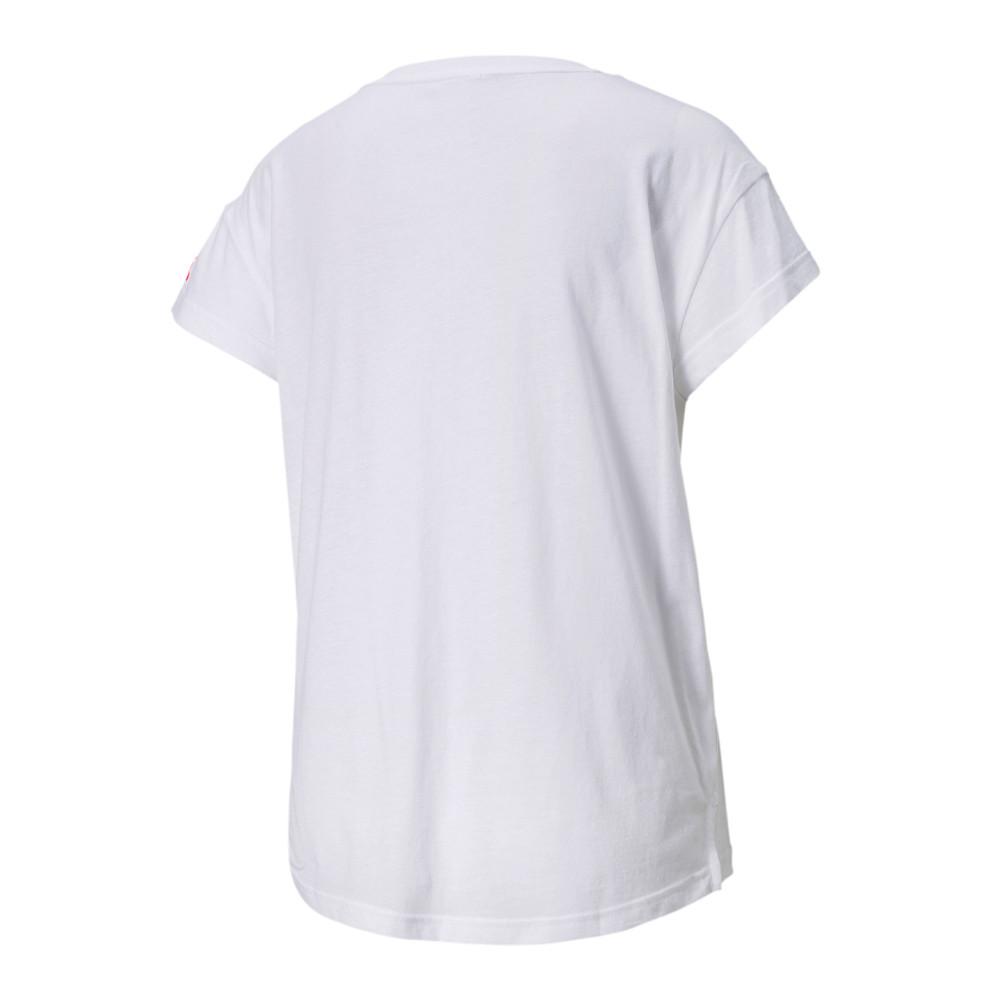 T-Shirt Blanc Femme Puma Graphic vue 2