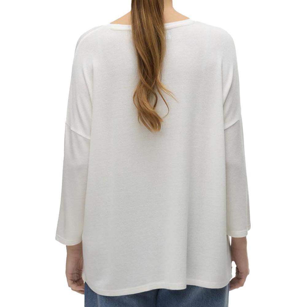 Pull Blanc Femme Vero Moda Brianna vue 2