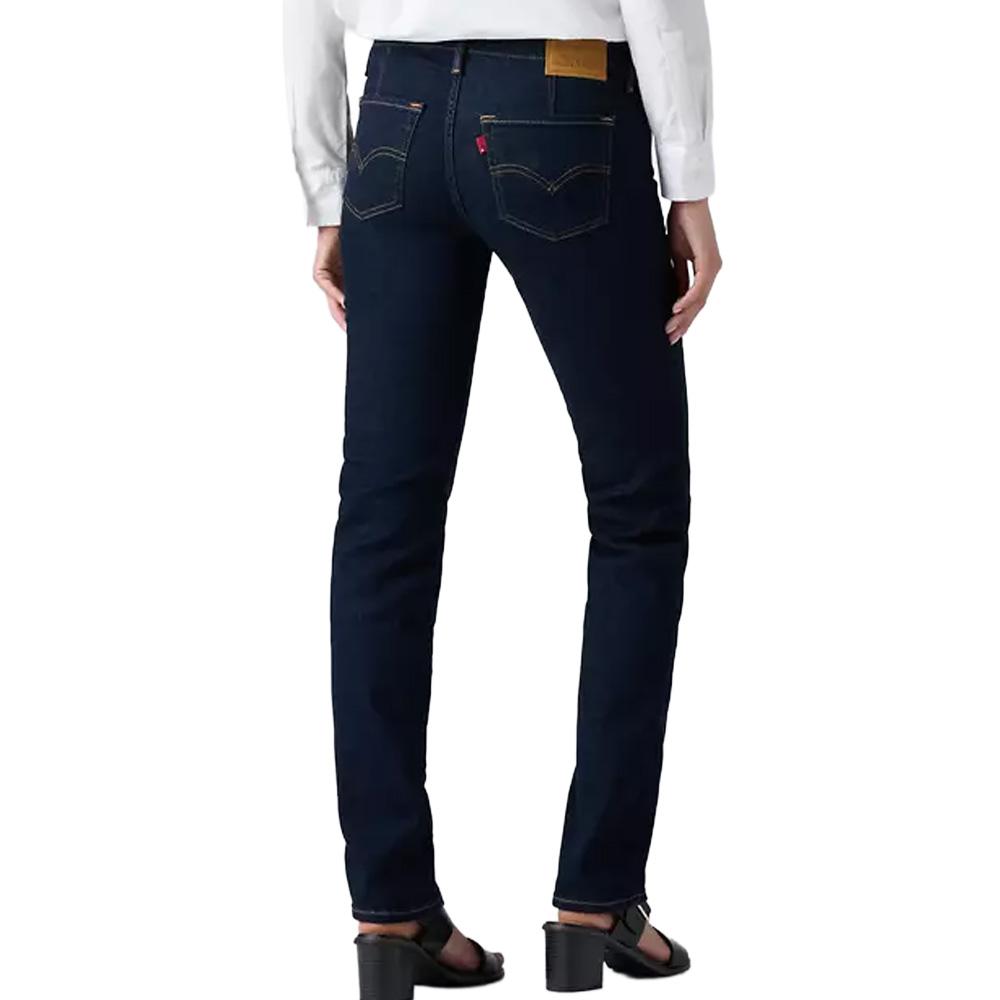 Levi's Welt Pocket 1 Slim-Fit-Jeans 712 in Raw Denim Blau für Damen Ansicht 2