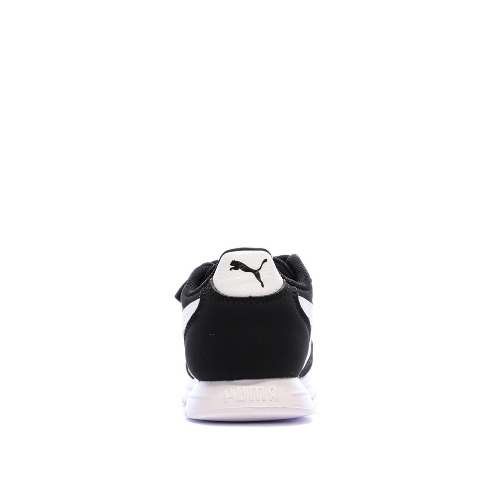 Zapatillas deportivas negras lisas para niño Puma R78 Lightwind ver 3