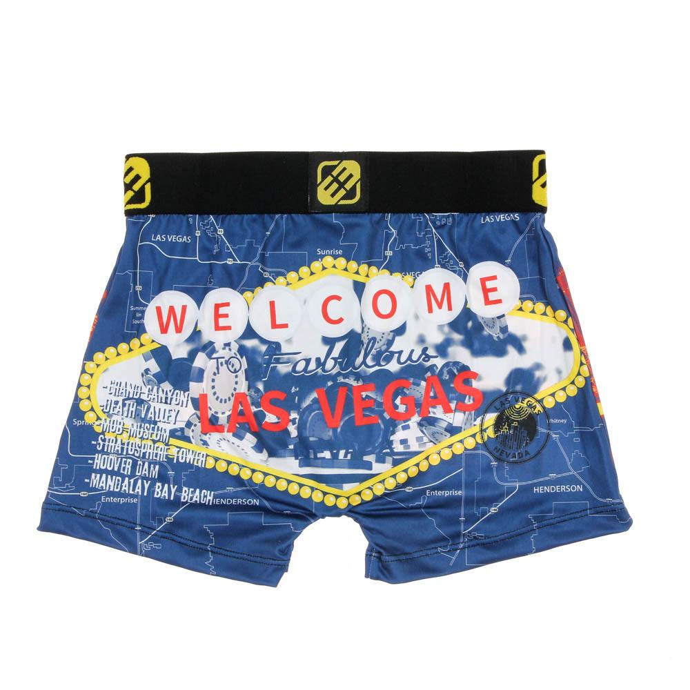 Boxer Bleu/Rouge Garçon Freegun Las Vegas vue 2