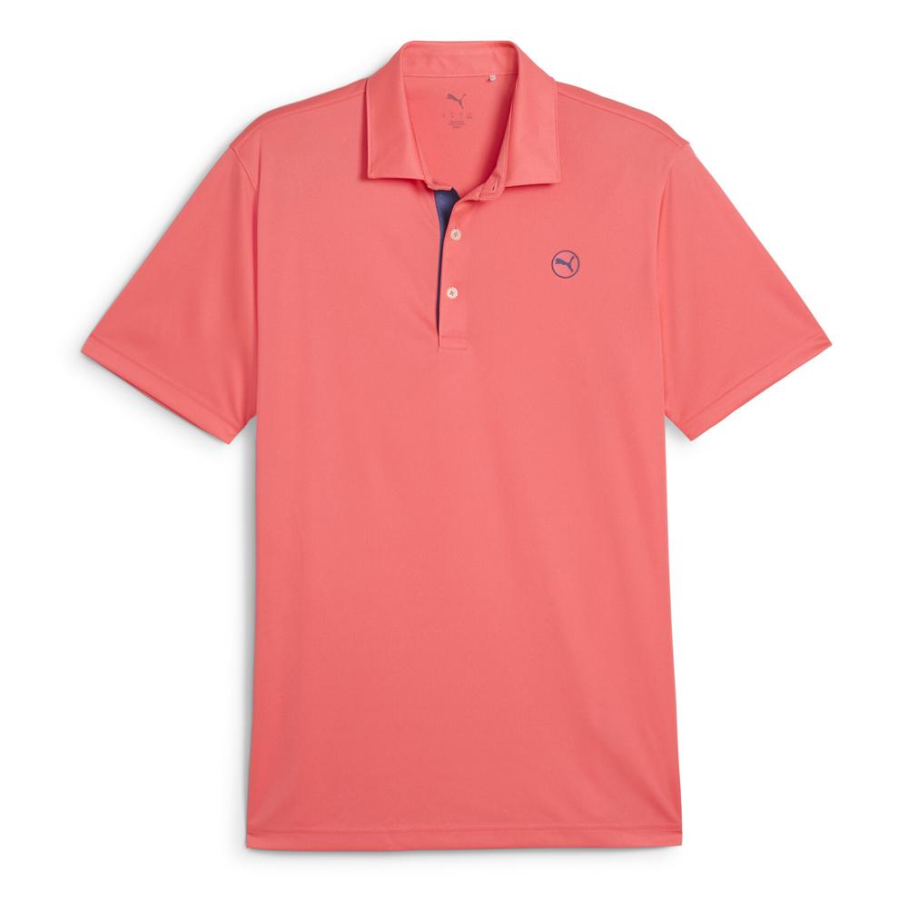Puma Men's Golf Polo Pure 2.0 Orange affordable